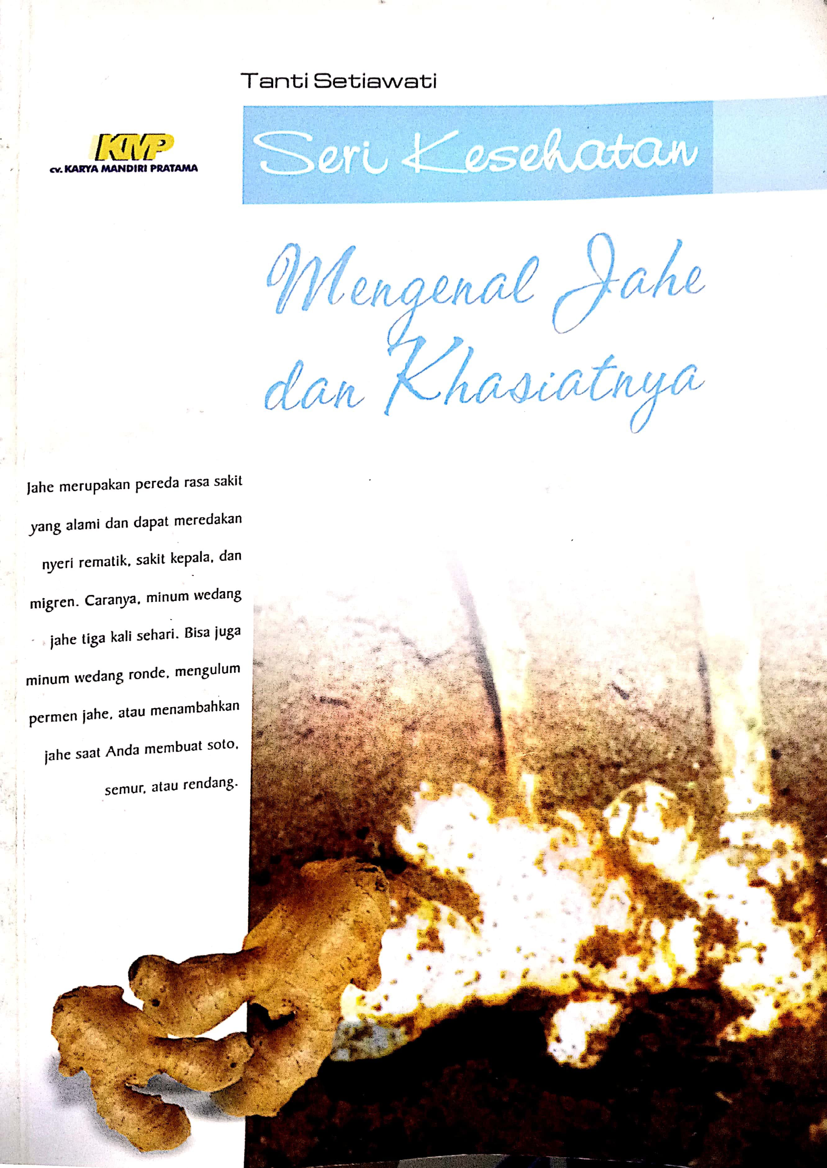 Cover Mengenal Jahe dan Khasiatnya